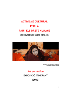 activisme cultural per la pau i els drets humans mohamed moulud