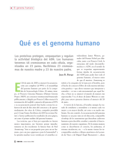 Qué es el genoma humano