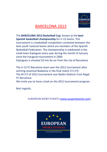 barcelona 2013 - European Sport Events
