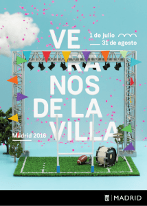 Program 2016 - Veranos de la Villa