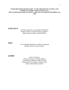1 paper prepared for delivery at the 1998 meeting of the latin