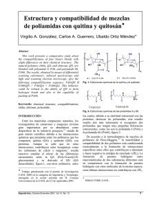 Estructura y compatibilidad de mezclas de poliamidas