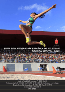 Atletismo Español - Real Federación Española de Atletismo