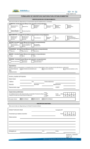 formulario de inscripcion sanitaria para establecimientos