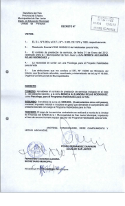 decretos 675 - 681 ´12 - I. Municipalidad de San Javier