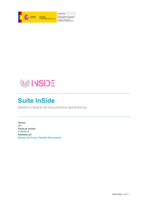 Descripción Suite Inside - Portal administración electrónica
