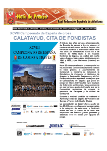 calatayud, cita de fondistas - Real Federación Española de Atletismo