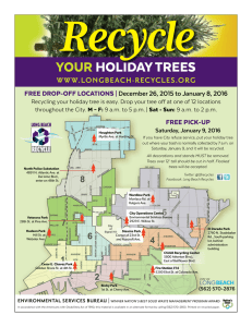 your holiday trees - Environmental Services Bureau