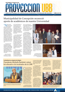 Edición de septiembre-octubre 2008 - Universidad del Bío-Bío