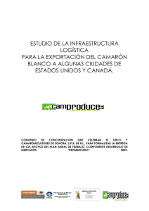 ESTUDIO DE LA INFRAESTRUCTURA LOGÍSTICA