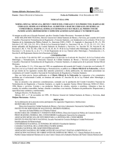 Normas Oficiales Mexicanas SSA1 NOM-147-SSA1