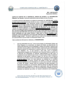 RES-UAIP-034-2015 - Corte de Cuentas de La Republica de El