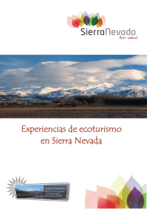 Experiencias de ecoturismo en Sierra Nevada