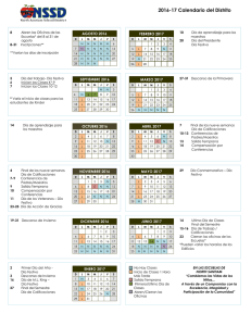 School Calendar - North Santiam School District 29J