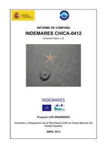 Informe campaña INDEMARES_CHICA0412