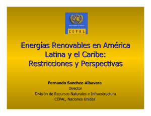 Energías Renovables en América Latina y el Caribe - Bio