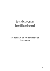 Evaluación Institucional