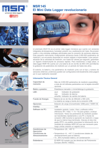 MSR145 ficha técnica - MSR Electronics GmbH