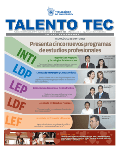 TalentoTec 81 - Inicio - Tecnológico de Monterrey
