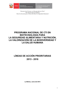 Programa Biotecnología