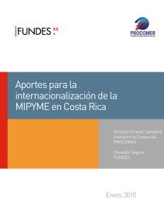 Aportes para la internacionalización de la MIPYME en Costa Rica