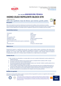 hidro-oleo repelente block d70