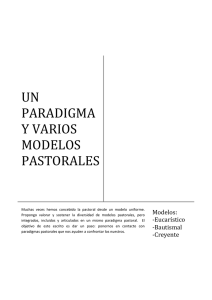 un paradigma y varios modelos pastorales