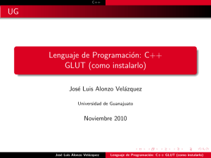 Lenguaje de Programación: C++ GLUT (como instalarlo)