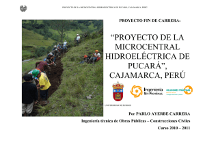 proyecto de la microcentral hidroeléctrica de pucará