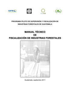 manual técnico de fiscalización de industrias forestales