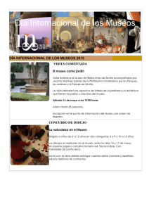 DÍA INTERNACIONAL DE LOS MUSEOS 2015