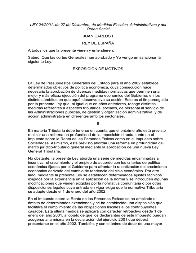 Ley De Medidas Fiscales Administrativas Y Del Orden Socia