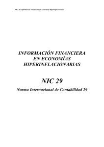 Norma Internacional de Contabilidad NIC 29