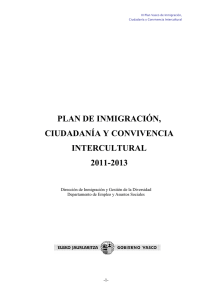 III Plan Inmigración Ciudadanía Convivencia Intercultural