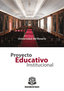 proyecto educativo - Universidad del Rosario