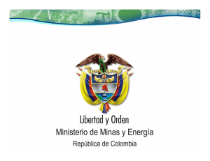 Usos energía. - Ministerio de Minas y Energía