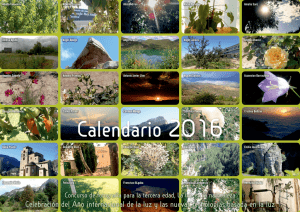Calendario año 2016