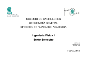 Ingeniería Física II - Colegio de Bachilleres