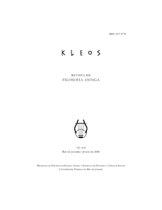 Kléos, Revista de Filosofia Antiga