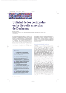 Utilidad de los corticoides en la distrofia muscular de Duchenne