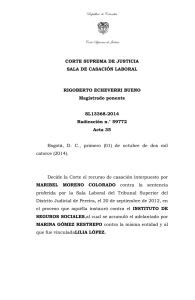 SL13368-2014 - Corte Suprema de Justicia