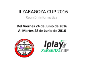 Zaragoza cup 2016