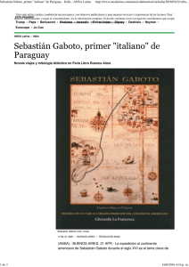 Sebastián Gaboto, primer "italiano" en Paraguay