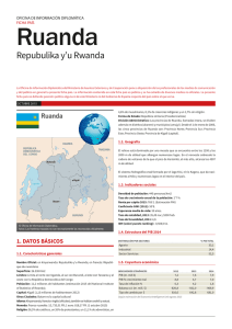 Ruanda - Ministerio de Asuntos Exteriores y de Cooperación