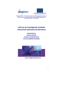 Informe de investigación Cataluña Universitat
