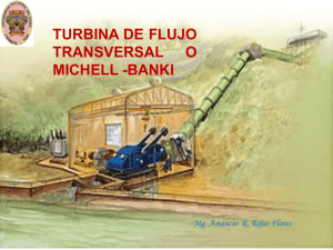 turbina de flujo transversal o michell
