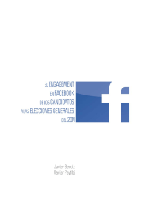 El engagement en Facebook de los candidatos a las elecciones