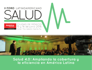Brochure II Foro Latinoamericano de Salud
