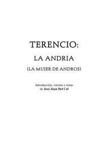 La mujer de Andros - Instituto Superior Juan XXIII