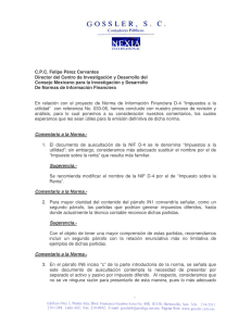 NIF D-4 - Consejo Mexicano de Normas de Información Financiera